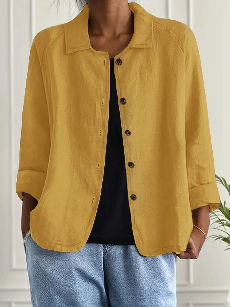 Marilla | Light shirt jacket in a linen blend