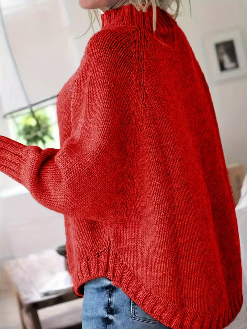 Pamella - Cable Knit Oversized Sweater