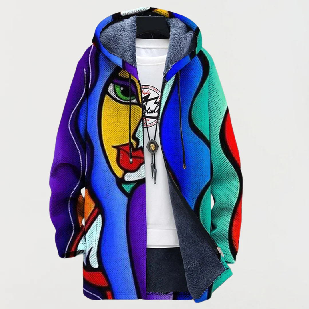 Flaminia | art -inspired cardigan
