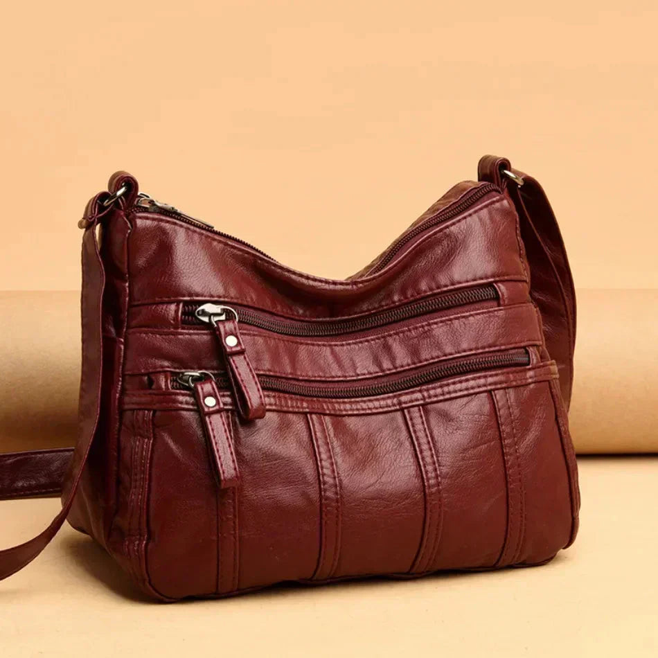 Zoe | Premium Multi-Layer PU Leather Pocket Bag