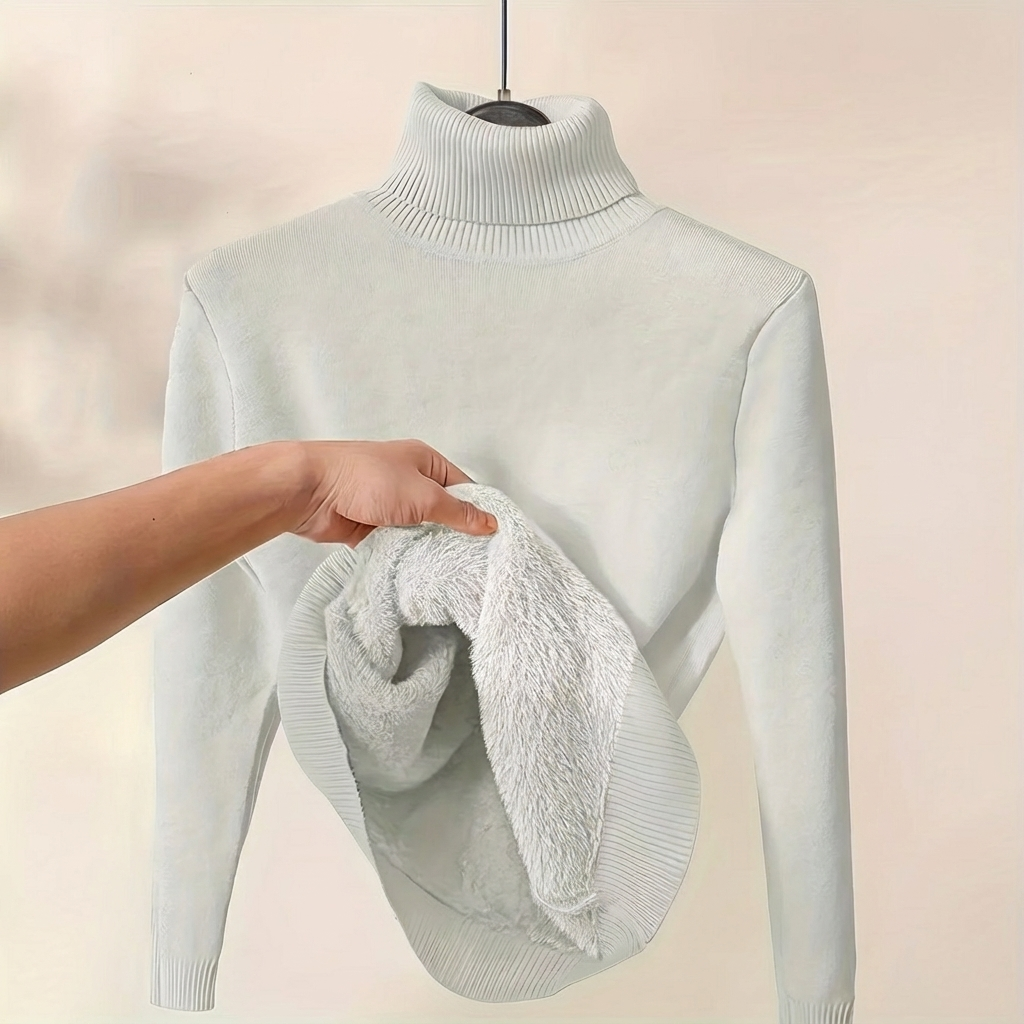 Monroe™ HeatGuard Fleece-Lined Turtleneck Sweater