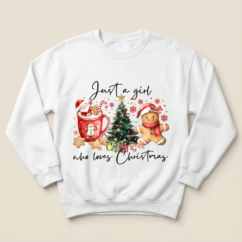Monroe™ Just a Girl Who Loves Christmas Sweater
